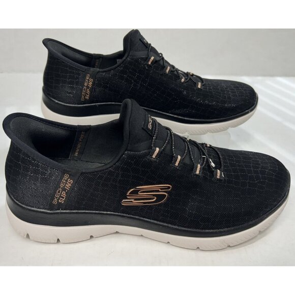Skechers Slip-Ins Shoes Womens Size 8.5 Summits classy night Hands Free Comfort - Picture 1 of 11